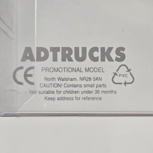 WELLY Red Double Decker Bus Diecast 94 Barclays Capital Bus Adtrucks - Picture 10 of 10